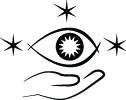 Logo Katholisches Blinden- und Sehbehindertenwerk Baden-Württemberg e.V. Im Zentrum des Logos befindet sich ein Auge mit einer Sonne als Iris. Das Auge ist links, oben und rechts umgeben von Sternen. Unter dem Auge befindet sich eine geöffnete Handfläche. Logo Katholisches Blinden- und Sehbehindertenwerk Baden-Württemberg e.V. Im Zentrum des Logos befindet sich ein Auge mit einer Sonne als Iris. Das Auge ist links, oben und rechts umgeben von Sternen. Unter dem Auge befindet sich eine geöffnete Handfläche.